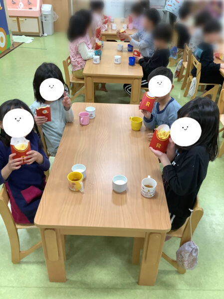 画像：お楽しみメニュー